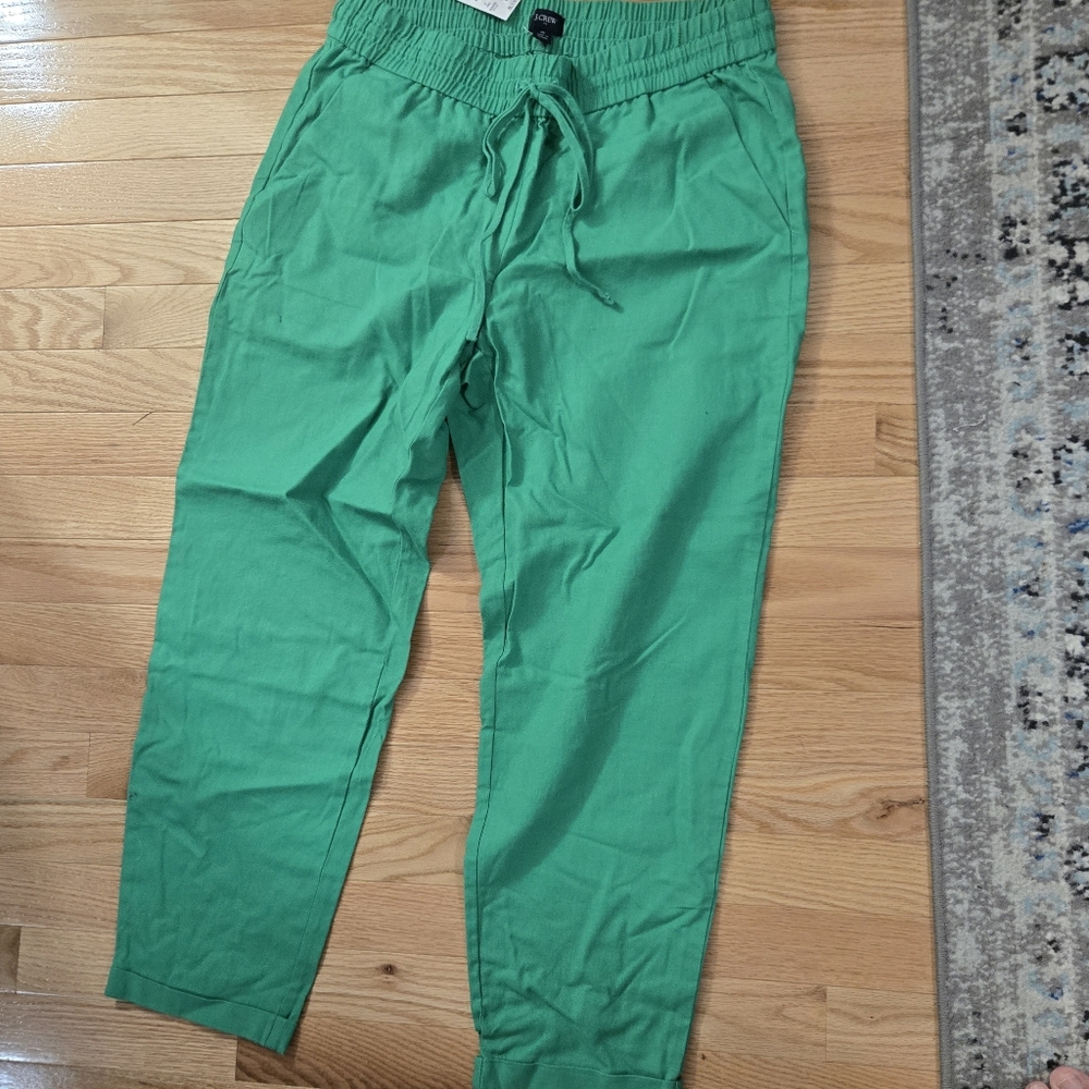 J. Crew Green Women's Cropped Pants